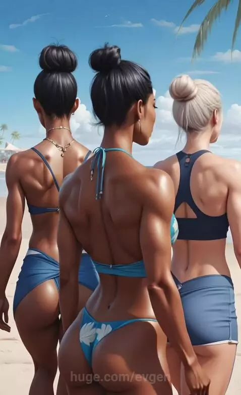 Beach fashion show by evgen