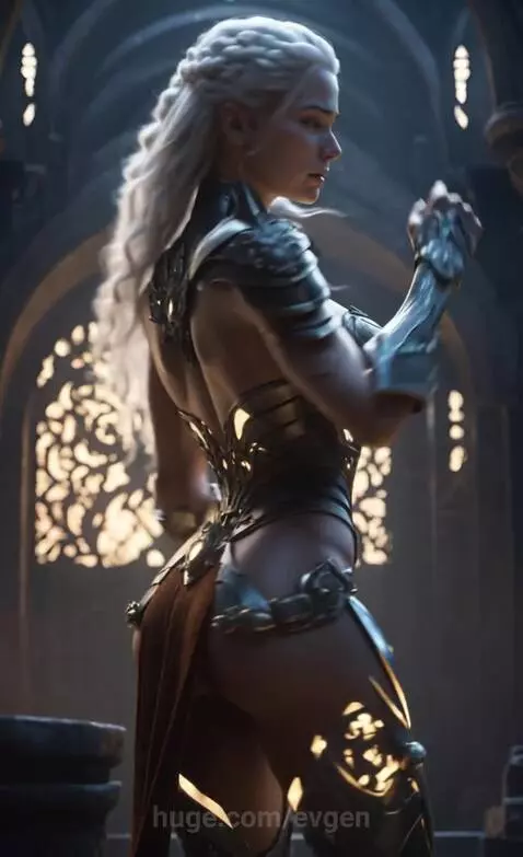 Woman warrior by evgen