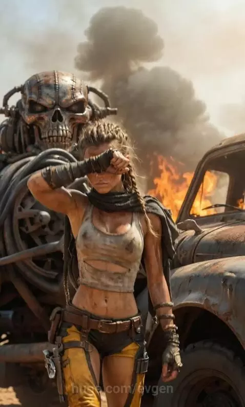 Desert Warrior Girl by evgen