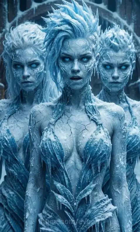 Ice maidens by evgen
