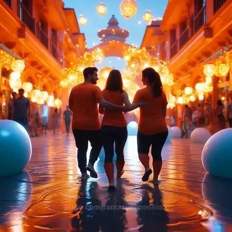 Friends at the festival by fantasydimension