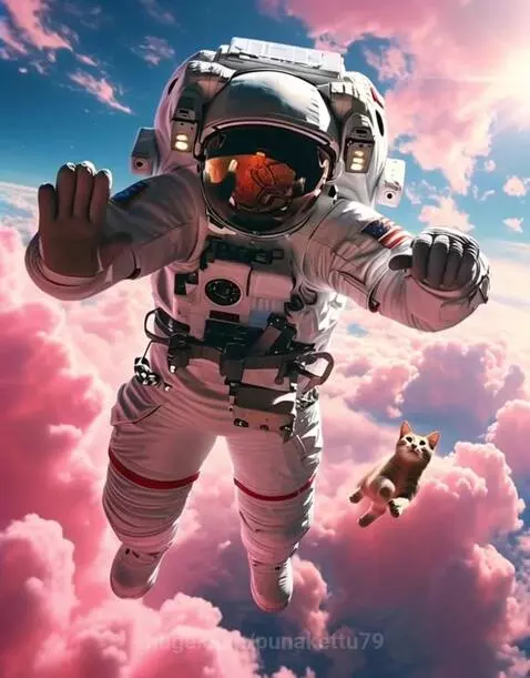 Space Cat by punakettu79