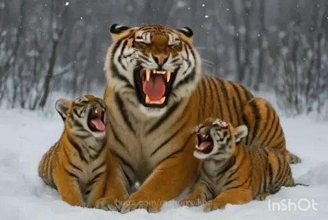 Tiger roar by mahdikeikha