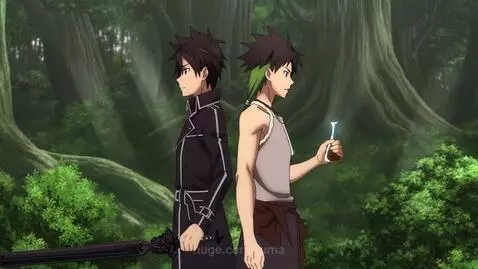 Kirito and Stone by fuma