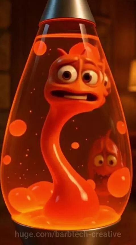 Lava lamp monsters by barbtech-creative