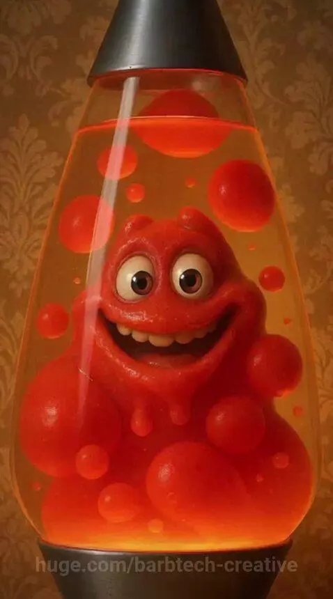 Lava lamp monsters by barbtech-creative