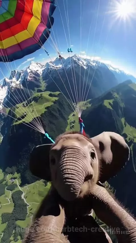 Elephant of surprise by barbtech-creative