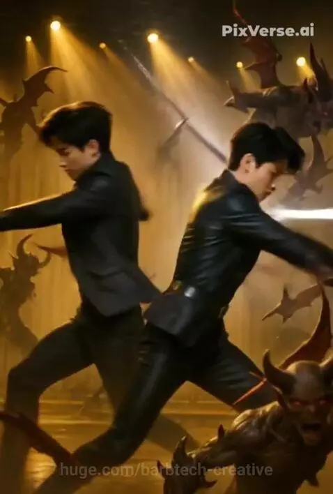 K-pop demon hunters by barbtech-creative