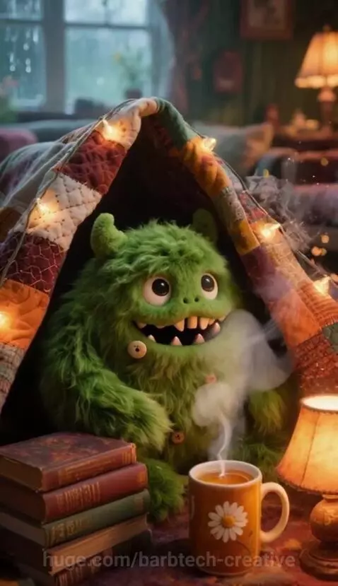 Cozy Monsters by barbtech-creative