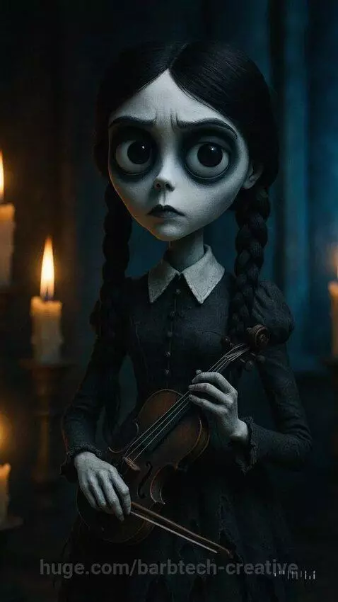 Reimagining Tim Burton's characters by barbtech-creative