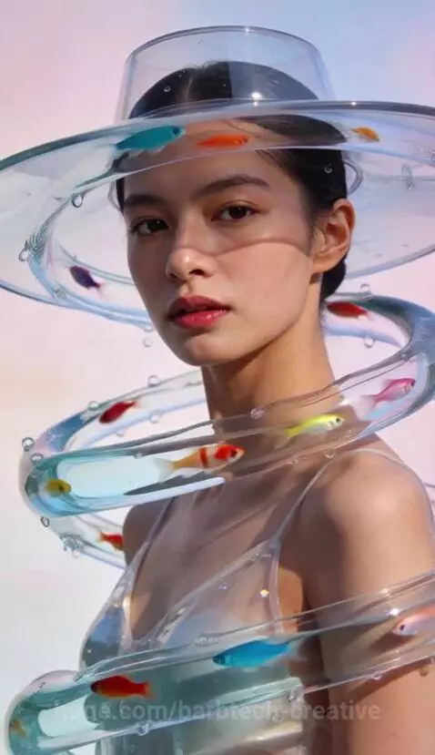 Human fish tank by barbtech-creative