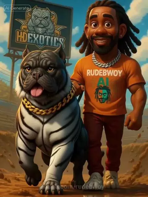 Dog Tiger by rudebwoy