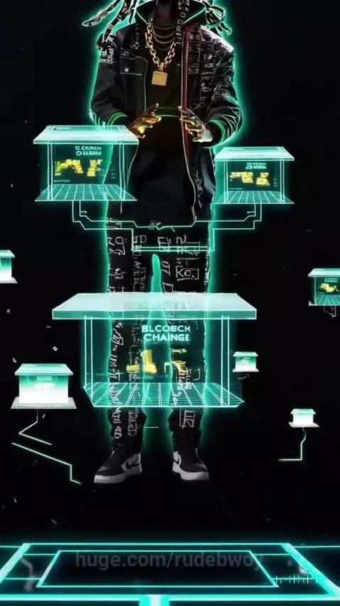 Blockchain The Rapper by rudebwoy