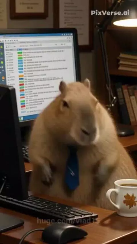 Hard office routine by vlad15