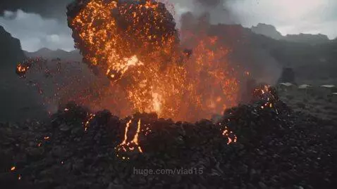 volcanic eruption by vlad15