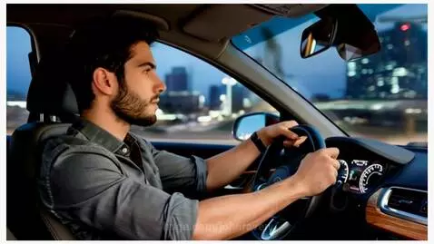 Man leaving a woman, with sepia-toned flashbacks of happier moments.