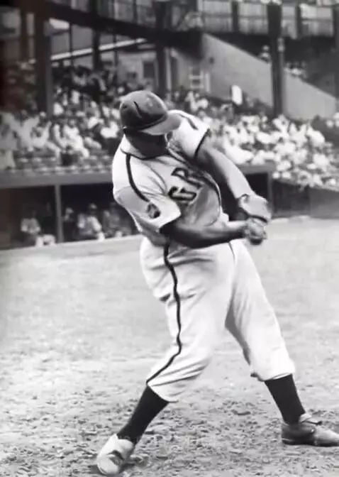 The Great Josh Gibson Home Run swing by gorillaceo