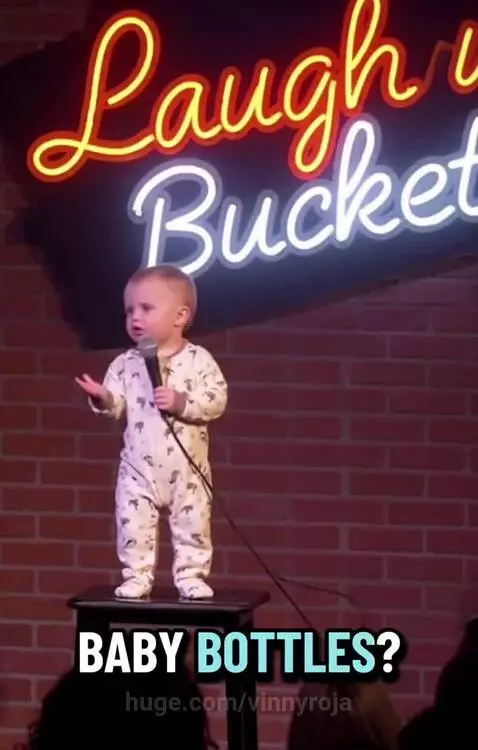 Baby lamenting about baby bottles😭 by vinnyroja