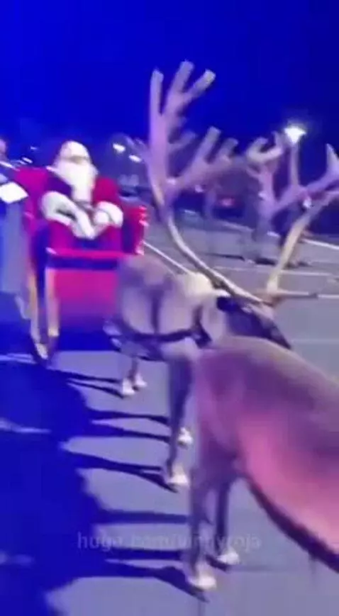 Santa got pulled over??? by vinnyroja