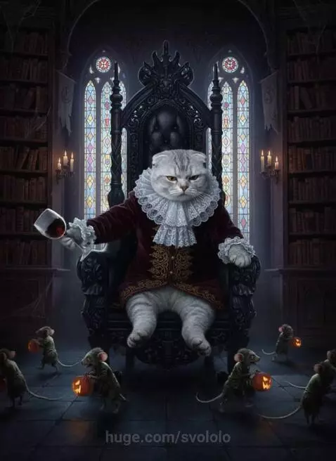 Кот Безухов в гневе by svololo