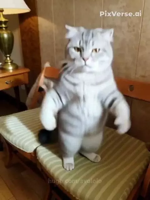 Bezukhov's Gray Muzzle Cat - Magic of Disguise by svololo