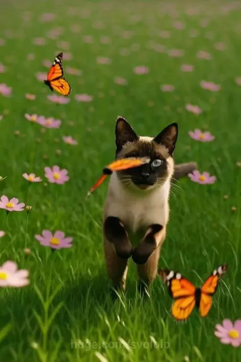 Кот и бабо, к by svololo