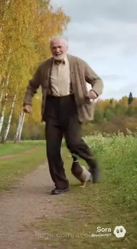 Дед и утка = красота by svololo