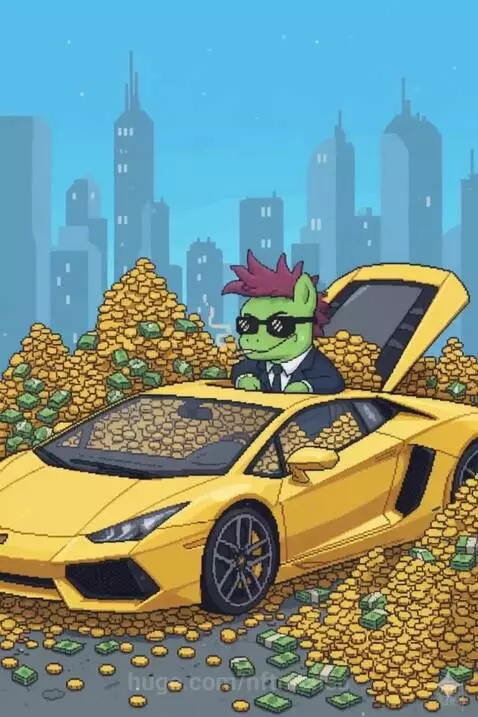 Then dev imagined and vibed up 100T $PONY Tokens by nftmansa