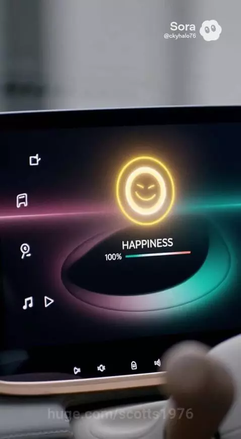 New car and happiness by scotts1976