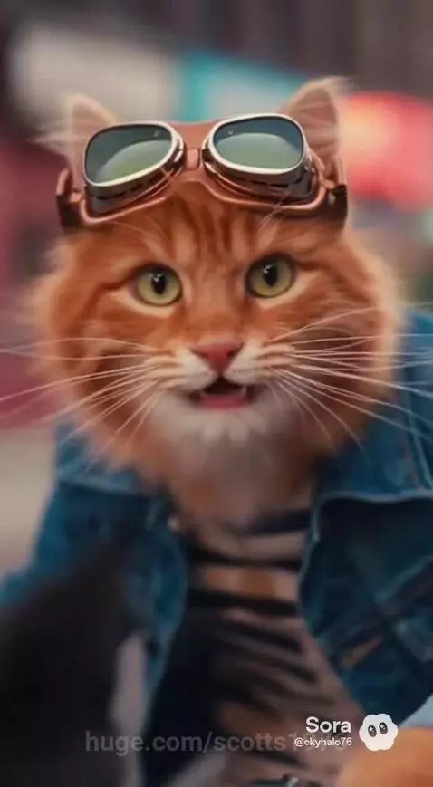 Cats on a bike ride by scotts1976