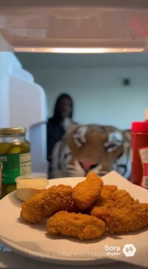 My pet tiger gets hungry by visualgawd