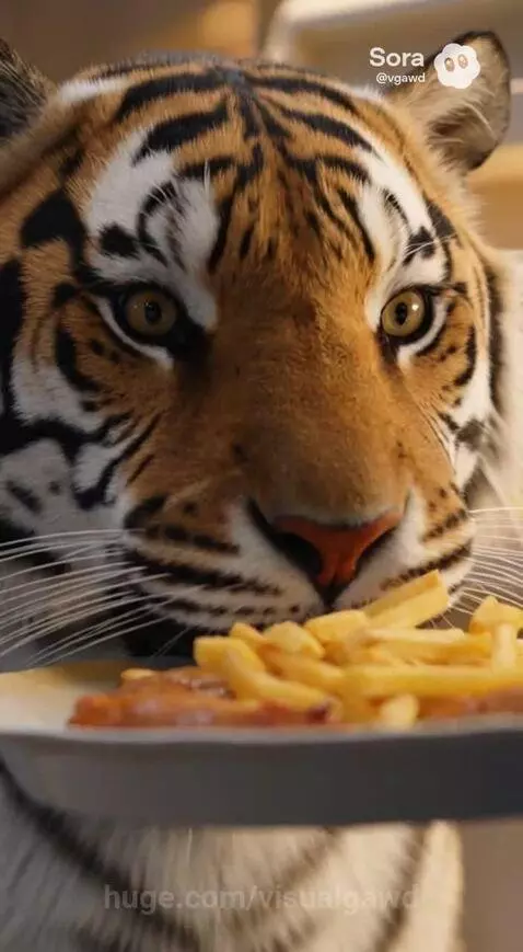 😂Chasing a tiger in a butler suit was NOT on today’s agenda ... by visualgawd