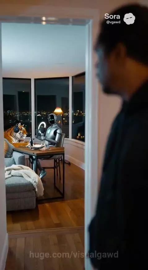 Robot And Tiger ASMR by visualgawd