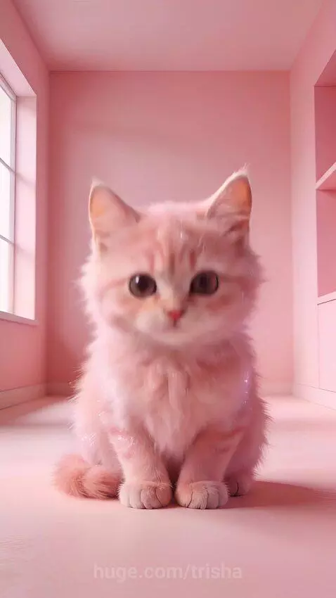 Animated pink animals like an otter, cat, rabbit, capybara, and duck transforming into scary, monstrous versions.