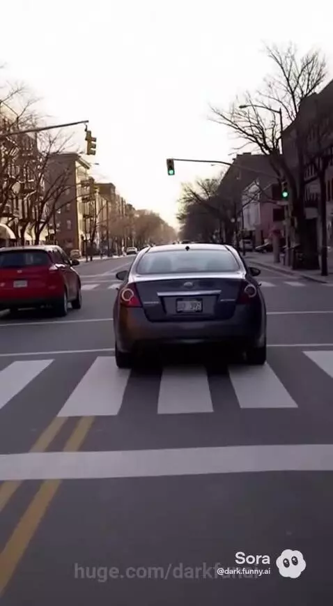 Driver cuts her off and a sneaky turn by darkfunai