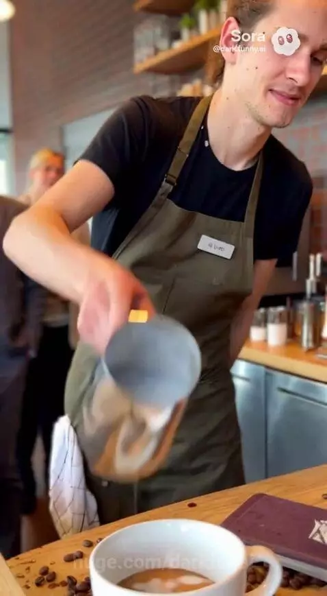 Not so funny Barista by darkfunai