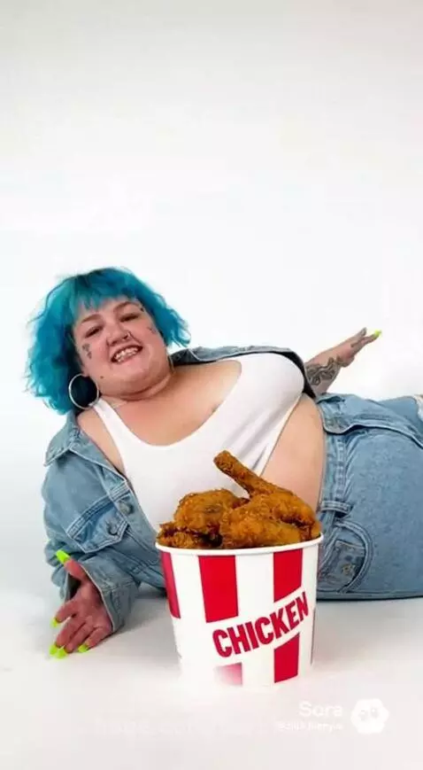 Drunk on Chicken by darkfunai