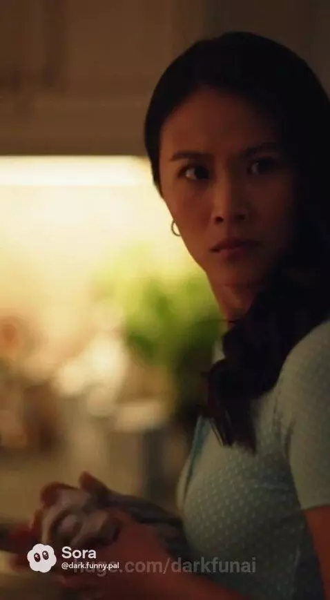 Distressed man in hoodie confesses to woman in kitchen that he destroyed Pep's planet.