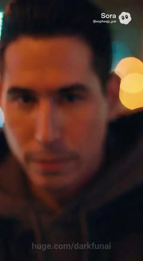 Man and woman singing separately in urban settings, city lights, sunset, and phone showing time zones.