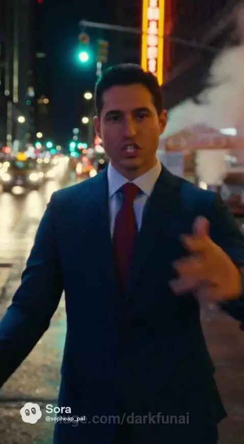 Couple embracing and laughing at a festive fairground with string lights, band performing in background.
