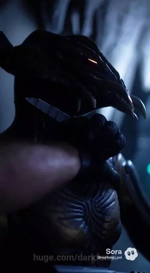 Special forces soldiers in tactical gear activating a large, glowing portal with alien figures nearby under a purple sky.