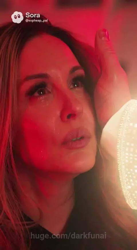 Glowing resurrected man in a cargo plane rear, comforting a crying woman named Aria, with a flag-draped coffin.