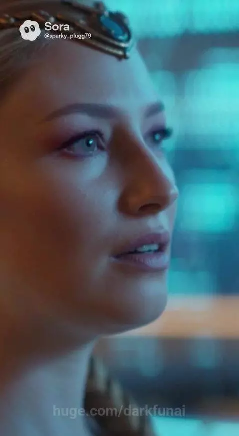 Man and woman with futuristic display and holographic Earth projection.