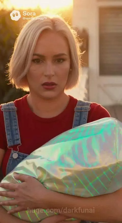 Man in overalls digging in a cornfield, woman holding a baby, urgent family secret.