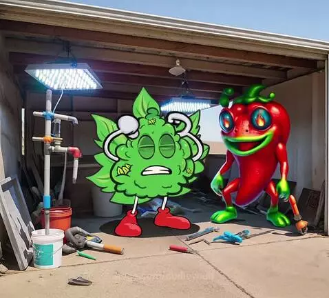 Dudley and Chilli Pepe chatting by dudleybud