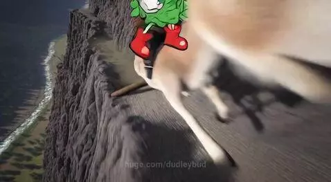 Dudley rides a mountain goat part 3 of 3 by dudleybud