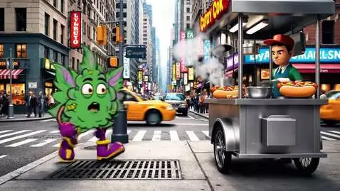 Dudley-Bud Tries NYC hotdog for the 1st time by dudleybud