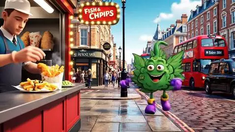 Dudley tries  Fish N Chips in London for the 1st Time by dudleybud