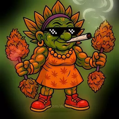 Grandma Gunja-Maie  Morning Workout by dudleybud