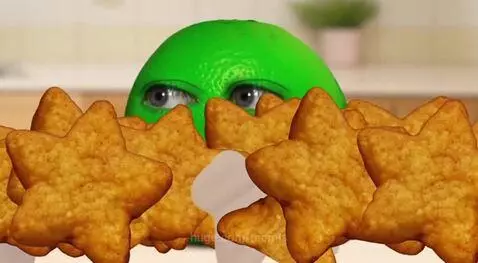 Raining chicken stars! by themis